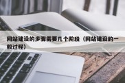 网站建设的步骤需要几个阶段（网站建设的一般过程）