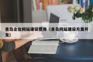 青岛企业网站建设费用（青岛网站建设方案开发）