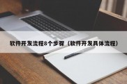 软件开发流程8个步骤（软件开发具体流程）