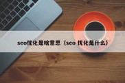 seo优化是啥意思（seo 优化是什么）