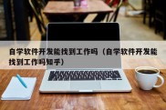 自学软件开发能找到工作吗（自学软件开发能找到工作吗知乎）