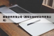 西安软件开发公司（西安比较好的软件开发公司）