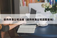 软件开发公司资质（软件开发公司资质查询）