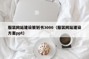 服装网站建设策划书3000（服装网站建设方案ppt）