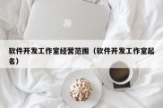 软件开发工作室经营范围（软件开发工作室起名）