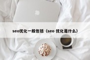 seo优化一般包括（seo 优化是什么）