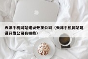 天津手机网站建设开发公司（天津手机网站建设开发公司有哪些）