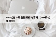 seo优化一般包括哪些内容呀（seo的优化内容）